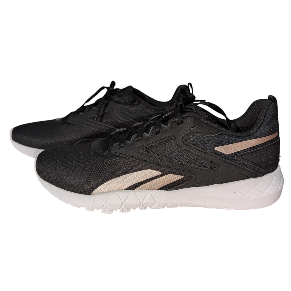Reebok Flexagon Energy 4 Women's Training Shoes Black/White/Rose Gold -SZ8.5 B1